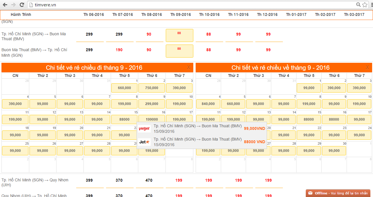 vé máy bay 88k buôn mê thuột