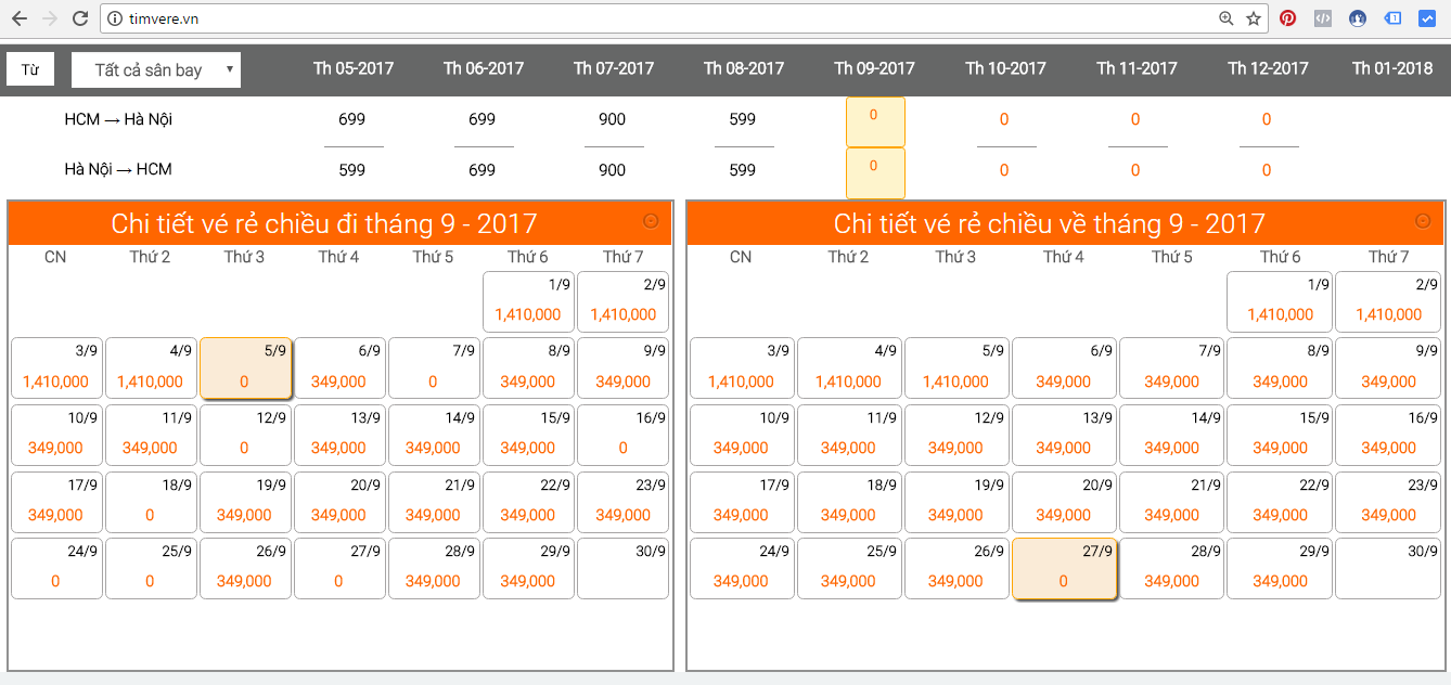 vé 0 đồng 2017