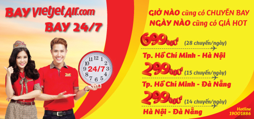 vé máy bay vietjet 24/7