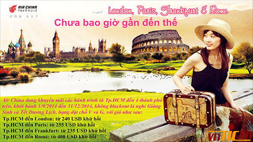 Khuyến mãi Air China