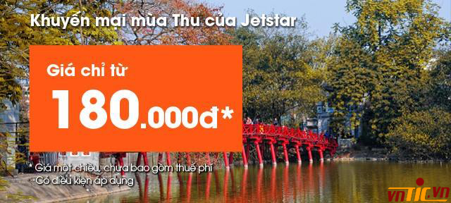 Khuyến mãi mùa thu của Jetstar