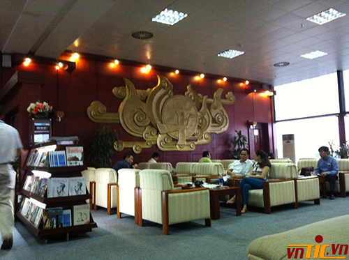Nội thất bên trong phòng chờ dành cho vé thương gia