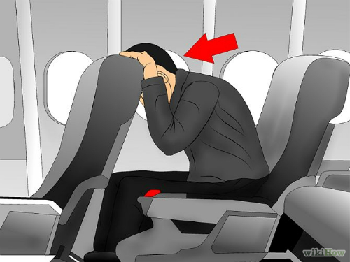 Tư thế ngồi an toàn khi đi máy bay