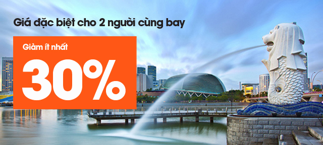 Khuyến mại đặc biệt cho 2 người cùng bay