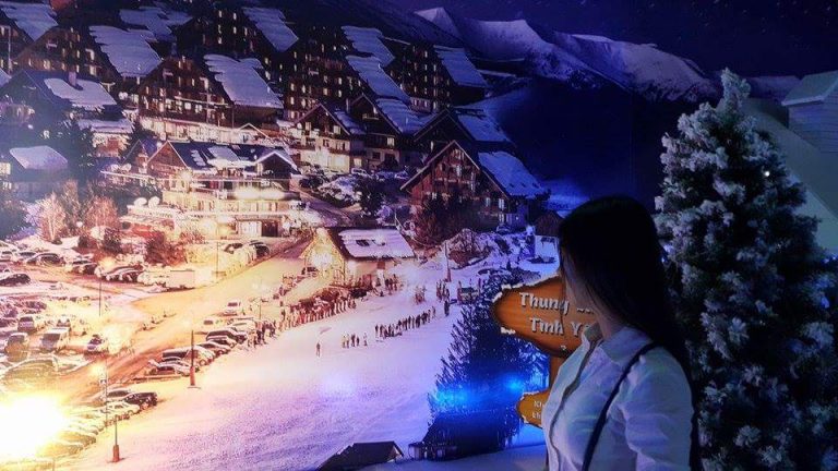 " Làng Tuyết " giữa lòng sài gòn