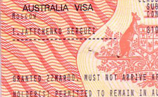 Visa Úc